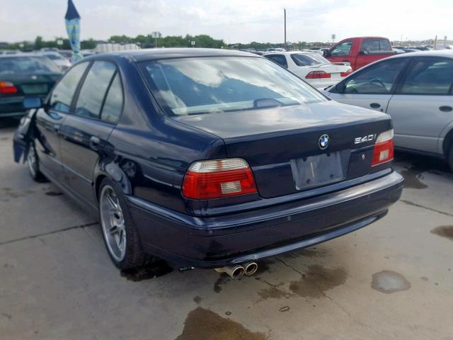 WBADN5345YGC96022 - 2000 BMW 540 I BLUE photo 3