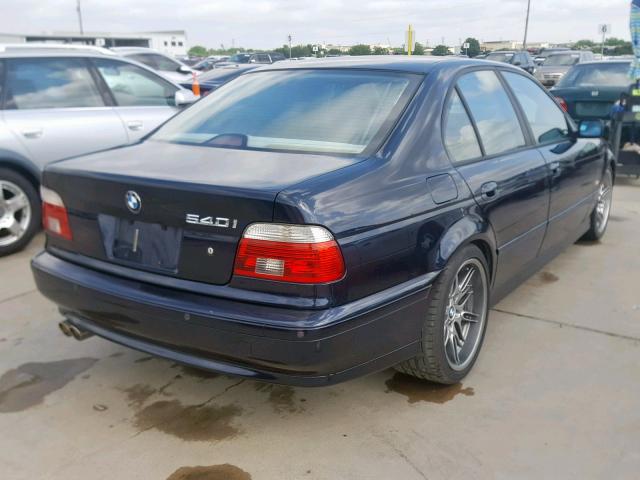 WBADN5345YGC96022 - 2000 BMW 540 I BLUE photo 4