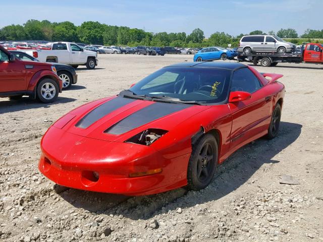 2G2FV22P5T2210053 - 1996 PONTIAC FIREBIRD F RED photo 2