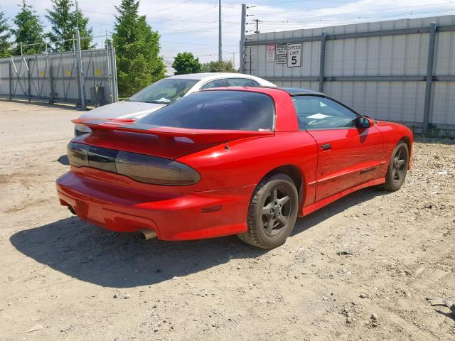 2G2FV22P5T2210053 - 1996 PONTIAC FIREBIRD F RED photo 4