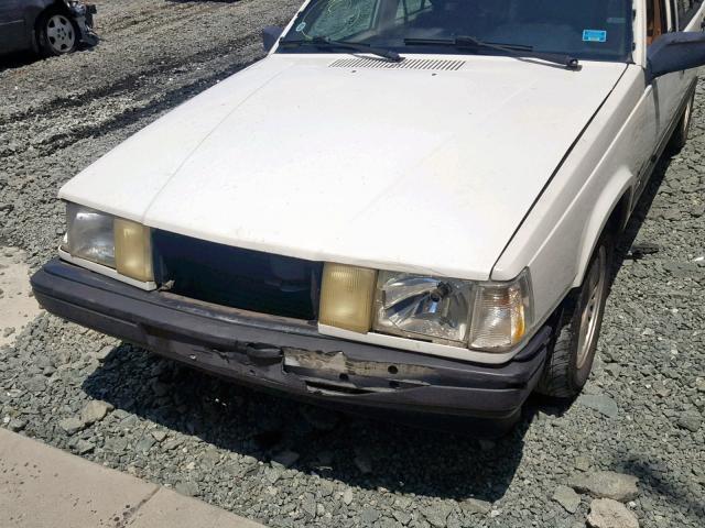 YV1JS8831N3061093 - 1992 VOLVO 940 BASE WHITE photo 9