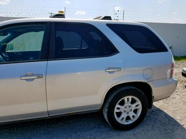 2HNYD18896H500745 - 2006 ACURA MDX TOURIN SILVER photo 9