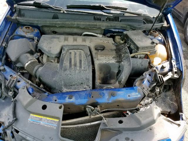 1G2AJ52F957605525 - 2005 PONTIAC PURSUIT BLUE photo 7