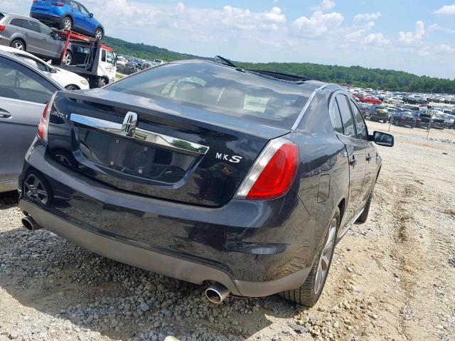 1LNHM93R49G625121 - 2009 LINCOLN MKS BLACK photo 4