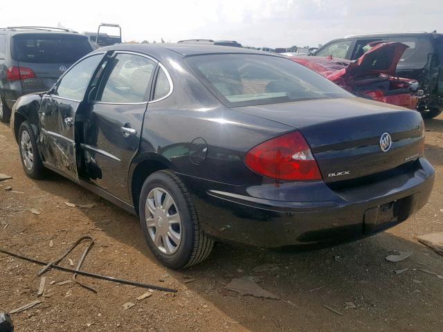 2G4WC552171149360 - 2007 BUICK LACROSSE C BLACK photo 3