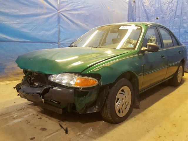 3FAFP13P32R156174 - 2002 FORD ESCORT GREEN photo 2