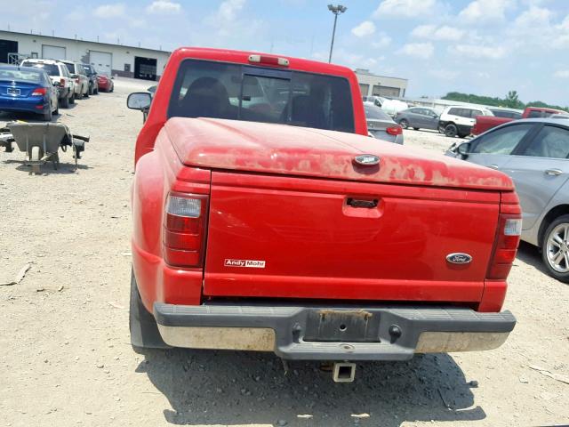 1FTYR14V72PB52386 - 2002 FORD RANGER SUP RED photo 6