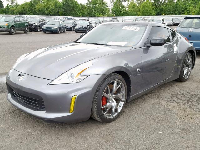 JN1AZ4EH5EM634083 - 2014 NISSAN 370Z BASE SILVER photo 2