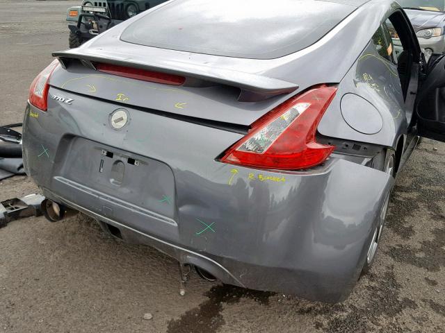 JN1AZ4EH5EM634083 - 2014 NISSAN 370Z BASE SILVER photo 9