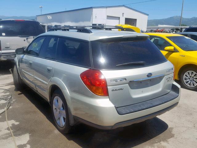 4S4BP63C674306258 - 2007 SUBARU LEGACY OUT SILVER photo 3