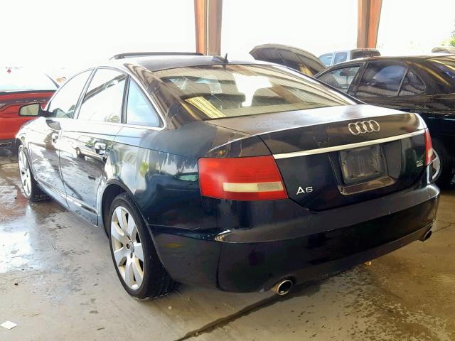 WAUDG74F56N063043 - 2006 AUDI A6 3.2 QUA BLACK photo 3