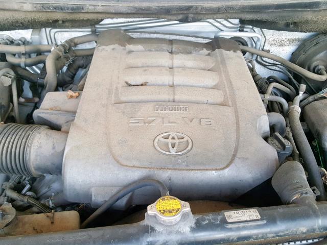 5TDJW5G18AS036337 - 2010 TOYOTA SEQUOIA LI WHITE photo 7