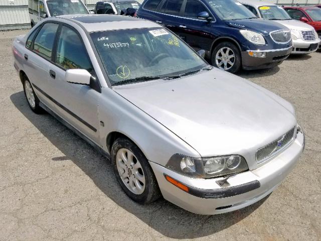 YV1VS29581F607556 - 2001 VOLVO S40 1.9T SILVER photo 1