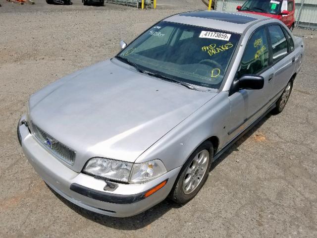 YV1VS29581F607556 - 2001 VOLVO S40 1.9T SILVER photo 2