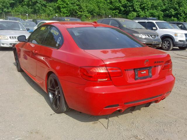 WBAKG1C52CE839993 - 2012 BMW 335 I SULE RED photo 3