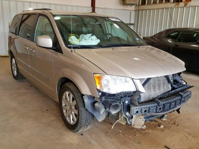 2C4RC1BG3ER403224 - 2014 CHRYSLER TOWN & COU TAN photo 1