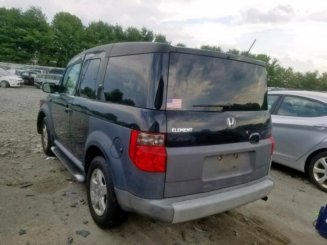 5J6YH28605L015940 - 2005 HONDA ELEMENT EX BLACK photo 3