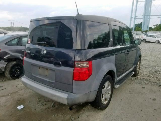 5J6YH28605L015940 - 2005 HONDA ELEMENT EX BLACK photo 4