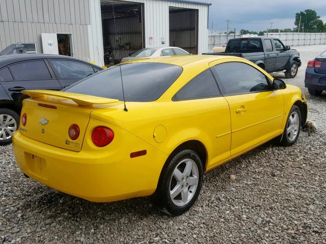 1G1AL15FX67623844 - 2006 CHEVROLET COBALT LT YELLOW photo 4