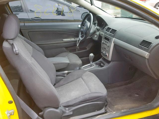 1G1AL15FX67623844 - 2006 CHEVROLET COBALT LT YELLOW photo 5