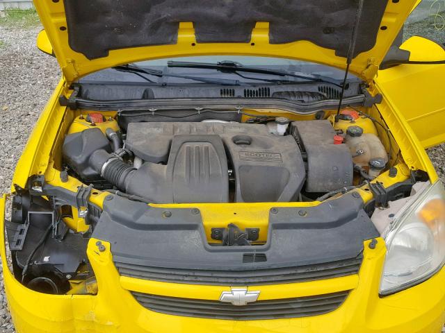 1G1AL15FX67623844 - 2006 CHEVROLET COBALT LT YELLOW photo 7