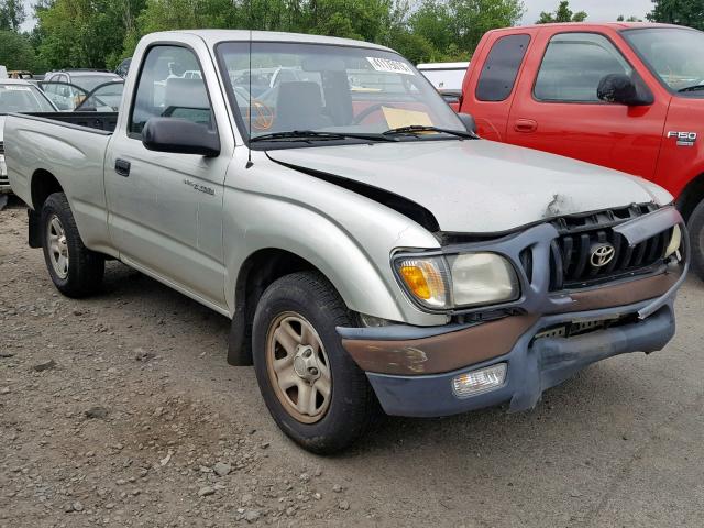 5TENL42N42Z112817 - 2002 TOYOTA TACOMA BEIGE photo 1