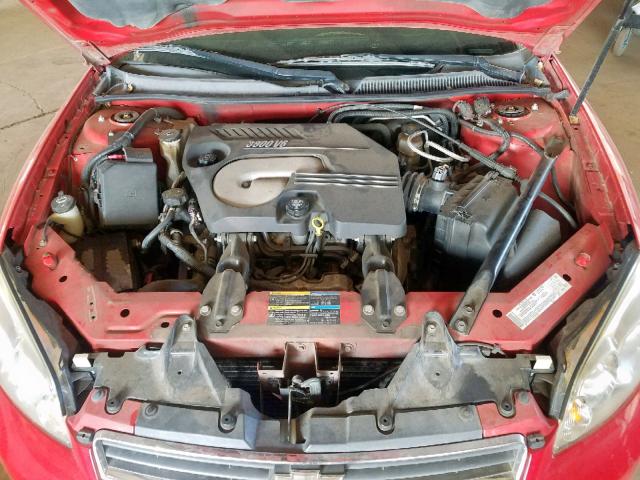 2G1WN161169342680 - 2006 CHEVROLET MONTE CARL RED photo 7