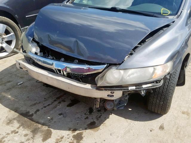 2HGFA16929H347620 - 2009 HONDA CIVIC EXL GRAY photo 9