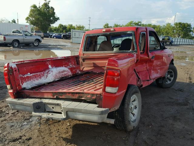 1FTYR14V2YPB62946 - 2000 FORD RANGER SUP RED photo 4