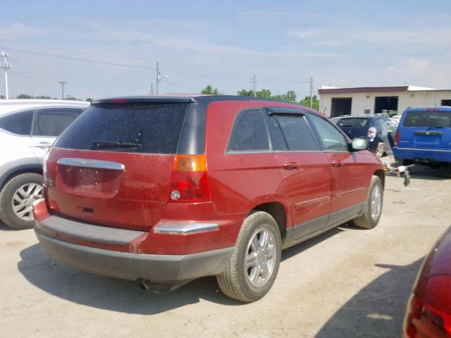 2A4GM68446R721041 - 2006 CHRYSLER PACIFICA T RED photo 4