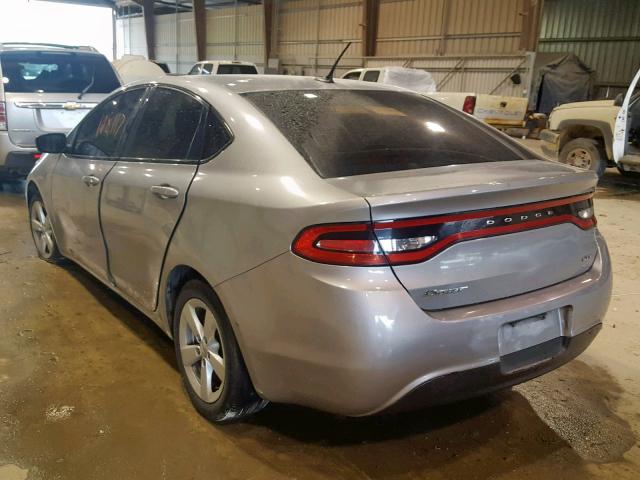 1C3CDFBB0FD129171 - 2015 DODGE DART SXT SILVER photo 3