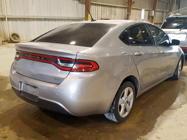 1C3CDFBB0FD129171 - 2015 DODGE DART SXT SILVER photo 4