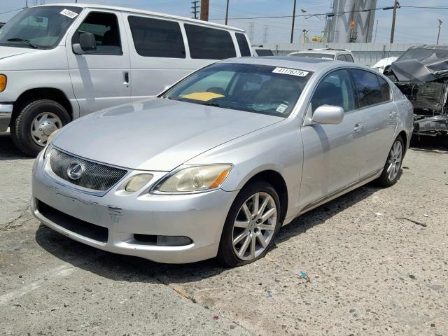 JTHBH96S465034256 - 2006 LEXUS GS 300 SILVER photo 2