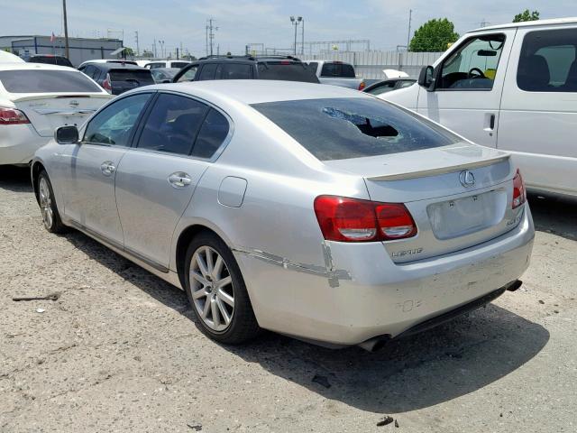 JTHBH96S465034256 - 2006 LEXUS GS 300 SILVER photo 3