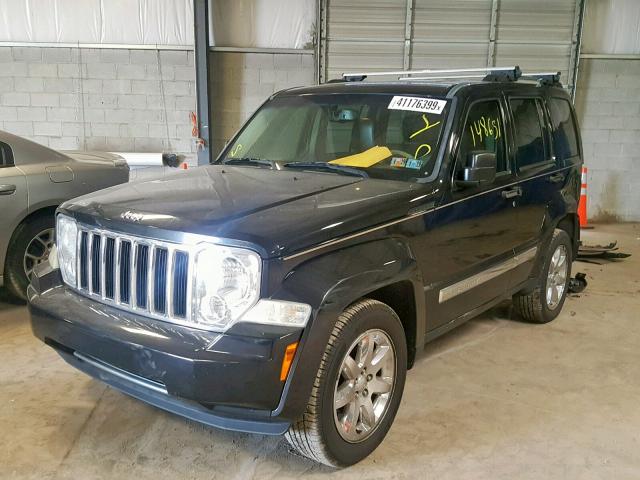 1J8GN58K88W159482 - 2008 JEEP LIBERTY LI BLACK photo 2