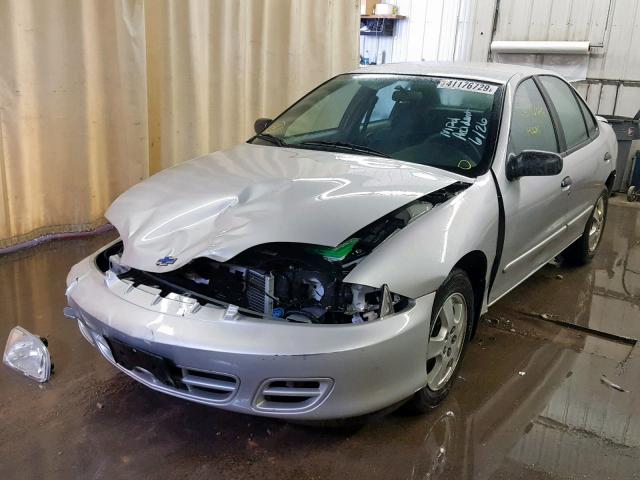 1G1JF5248Y7397212 - 2000 CHEVROLET CAVALIER L SILVER photo 2