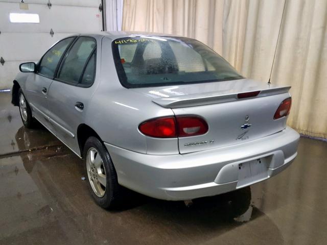 1G1JF5248Y7397212 - 2000 CHEVROLET CAVALIER L SILVER photo 3