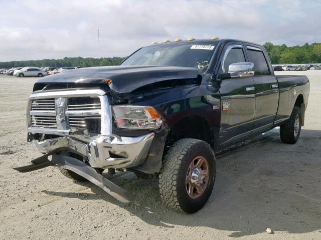 3D7TT2CT6BG531004 - 2011 DODGE RAM 2500 BLACK photo 2