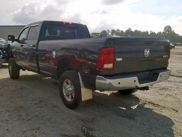 3D7TT2CT6BG531004 - 2011 DODGE RAM 2500 BLACK photo 3