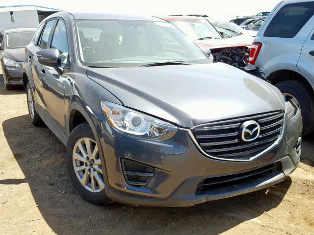 JM3KE4BY3G0841784 - 2016 MAZDA CX-5 SPORT GRAY photo 1