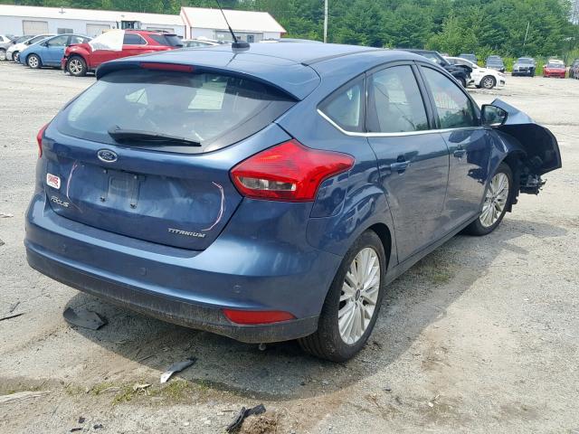 1FADP3N23JL219209 - 2018 FORD FOCUS TITA BLUE photo 4