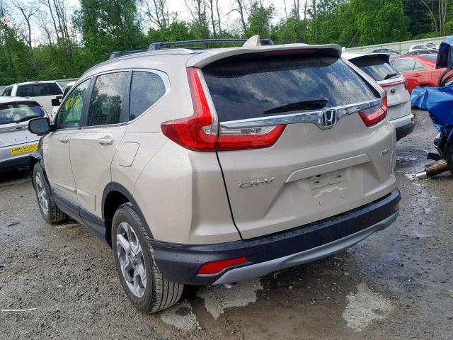 2HKRW2H83JH666897 - 2018 HONDA CR-V EXL TAN photo 3