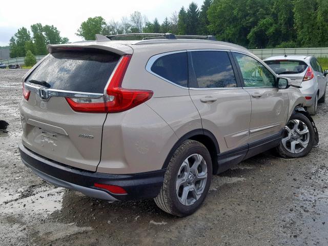 2HKRW2H83JH666897 - 2018 HONDA CR-V EXL TAN photo 4