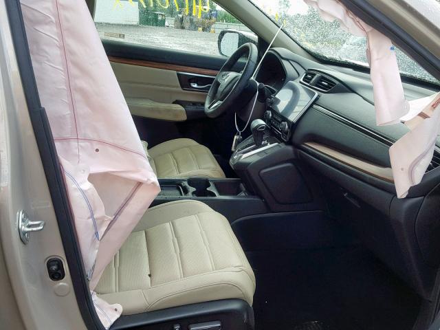 2HKRW2H83JH666897 - 2018 HONDA CR-V EXL TAN photo 5