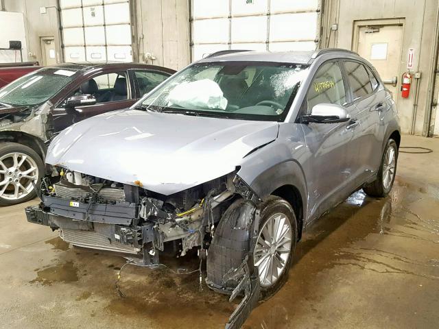 KM8K2CAAXKU207305 - 2019 HYUNDAI KONA SEL GRAY photo 2