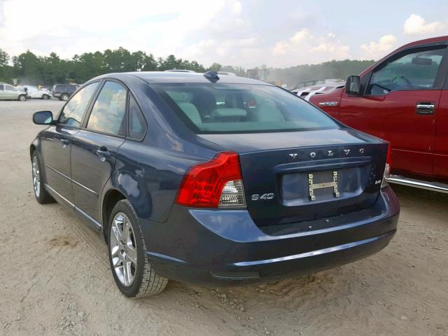 YV1382MS1A2513965 - 2010 VOLVO S40 2.4I BLUE photo 3