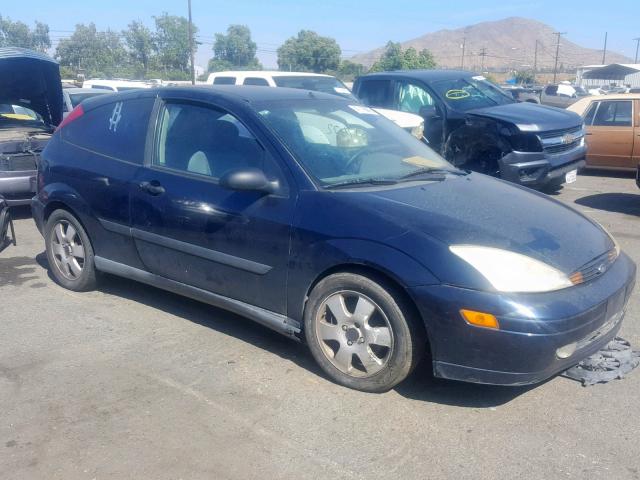 3FAFP31361R181404 - 2001 FORD FOCUS ZX3 BLUE photo 1