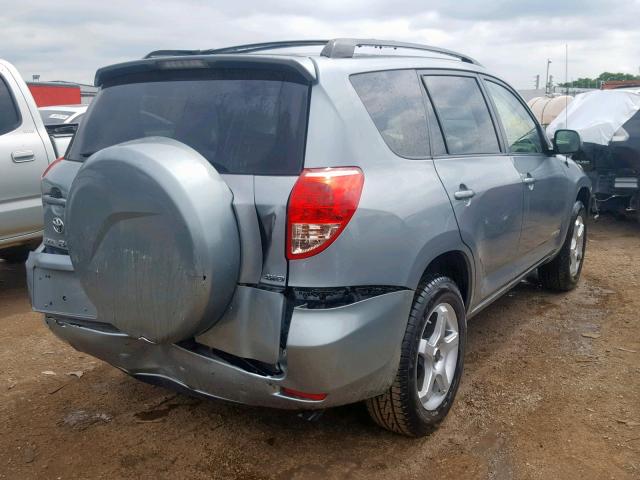 JTMBD31V476038945 - 2007 TOYOTA RAV4 LIMIT GRAY photo 4