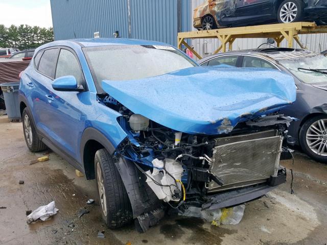 KM8J23A48GU099053 - 2016 HYUNDAI TUCSON SE BLUE photo 1