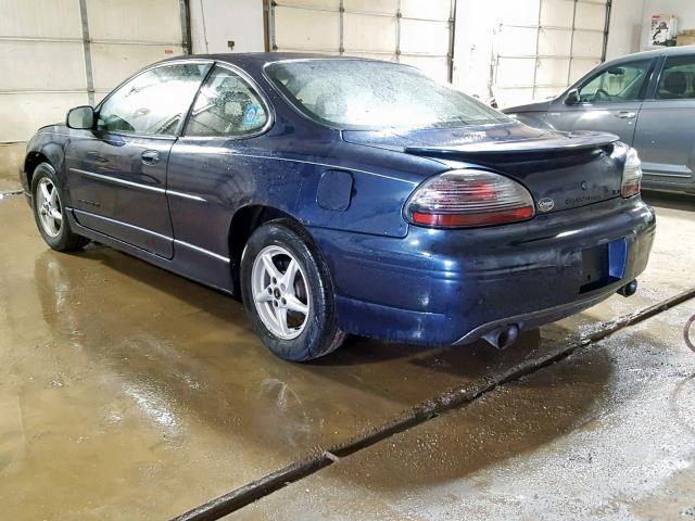1G2WP12K9YF312423 - 2000 PONTIAC GRAND PRIX BLUE photo 3